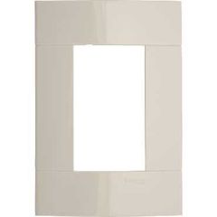 Placa Decor Marfim Saara 4X2 3 Postos