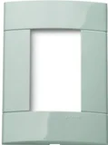 Placa 4x2 para 3 Módulos Decor Verde Allegro