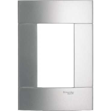 Placa Decor Prata Artico 4X2 3 Postos