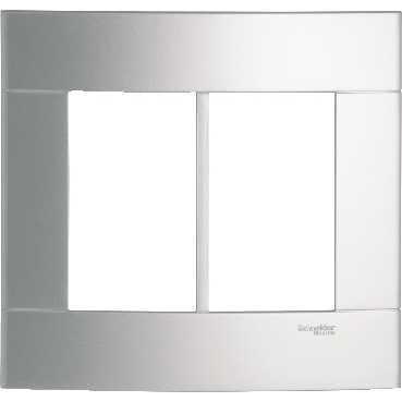 Placa Decor Prata Artico 4X4 6 Postos