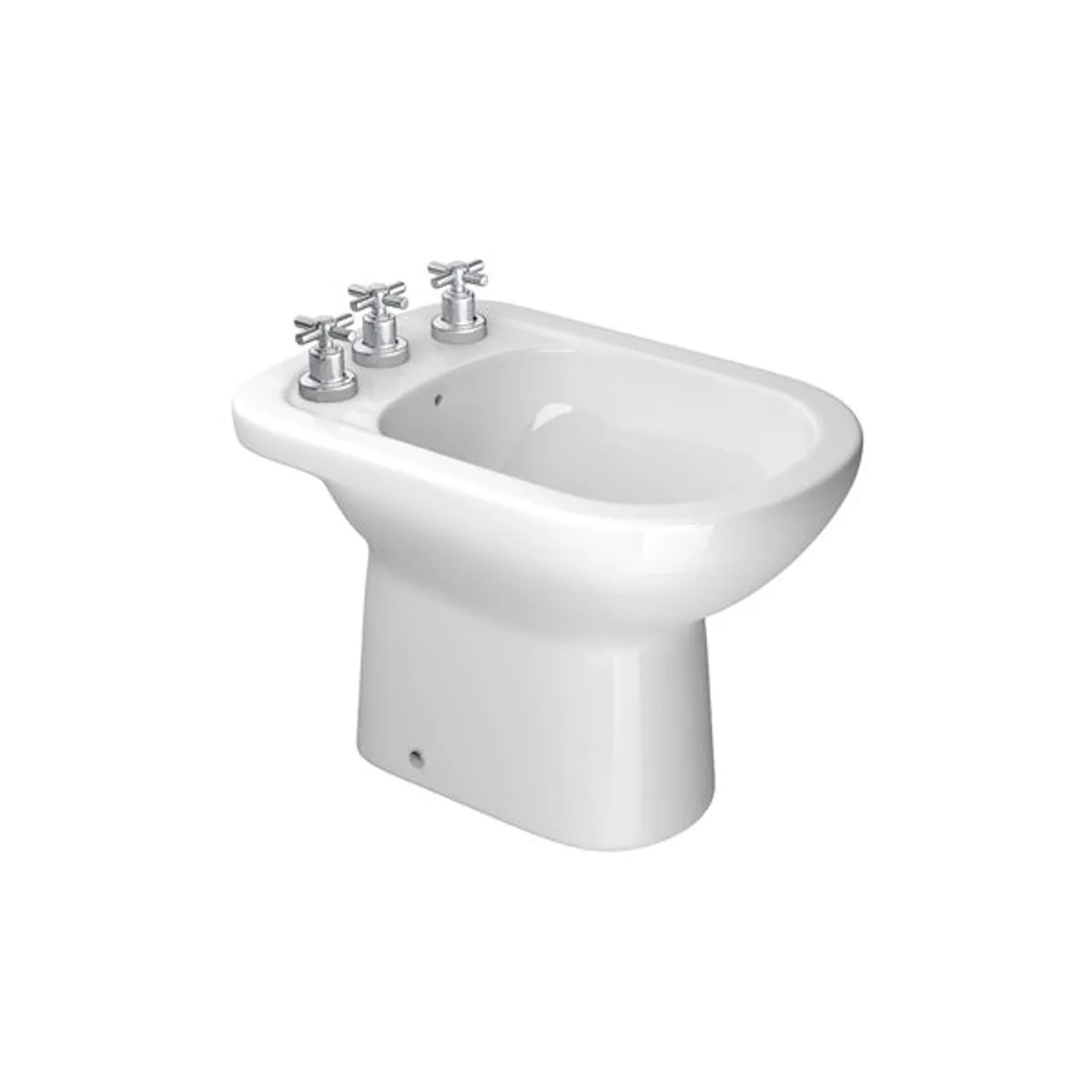 Bide 3 Furos Vogue Plus B5 17, Branco, marca Deca - Foto 2