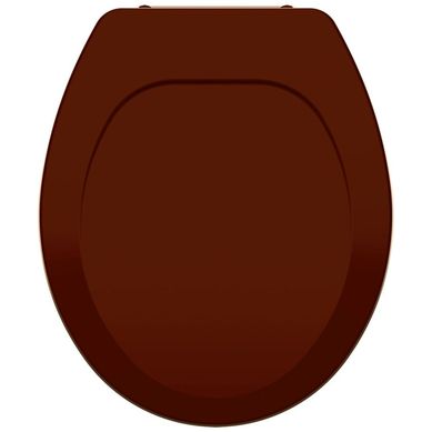 Assento Sanitrio Premium para Bacias Ovais Marrom/Caramelo