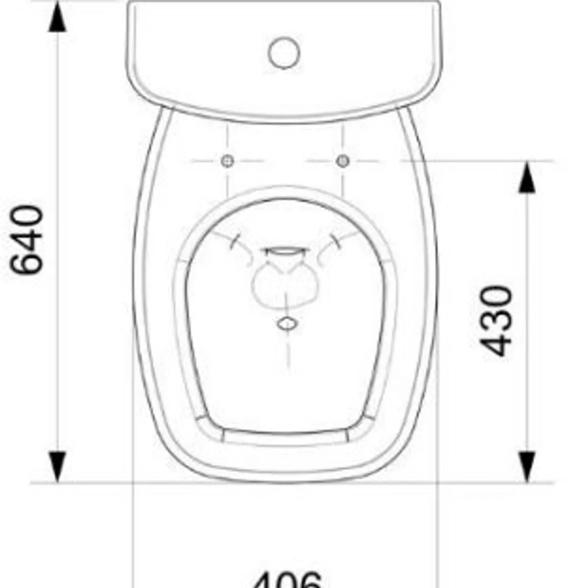 Caixa Acoplada para Bacia Fit Ecoflush 3/6L Pergamon, marca Incepa - Foto 2