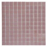 Pastilha de Vidro CC03W Pink, Rosa, 2.5x2.5cm, Placa 30x30cm