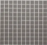 Pastilha de Vidro 069W DAR, Cinza, 2.5x2.5cm, Placa 30x30cm