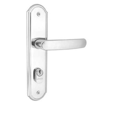 Fechadura Externa Inox Premium 31 Roseta Inox Polido, 40mm