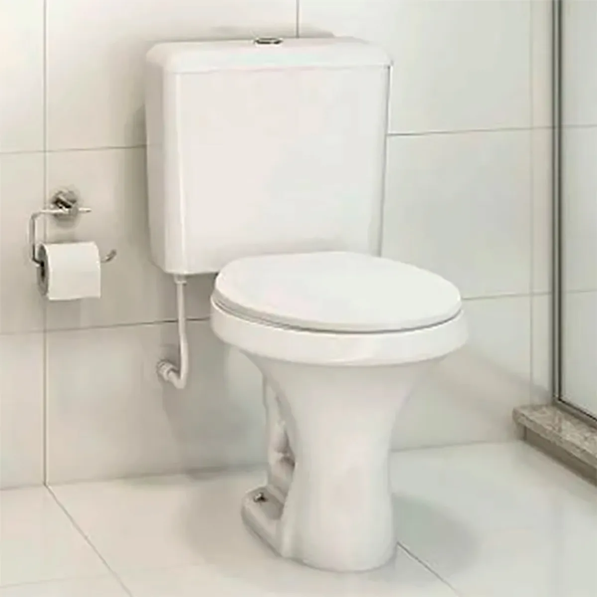 Conjunto Bacia com Caixa 6L Parati Branco, marca Logasa - Foto 2
