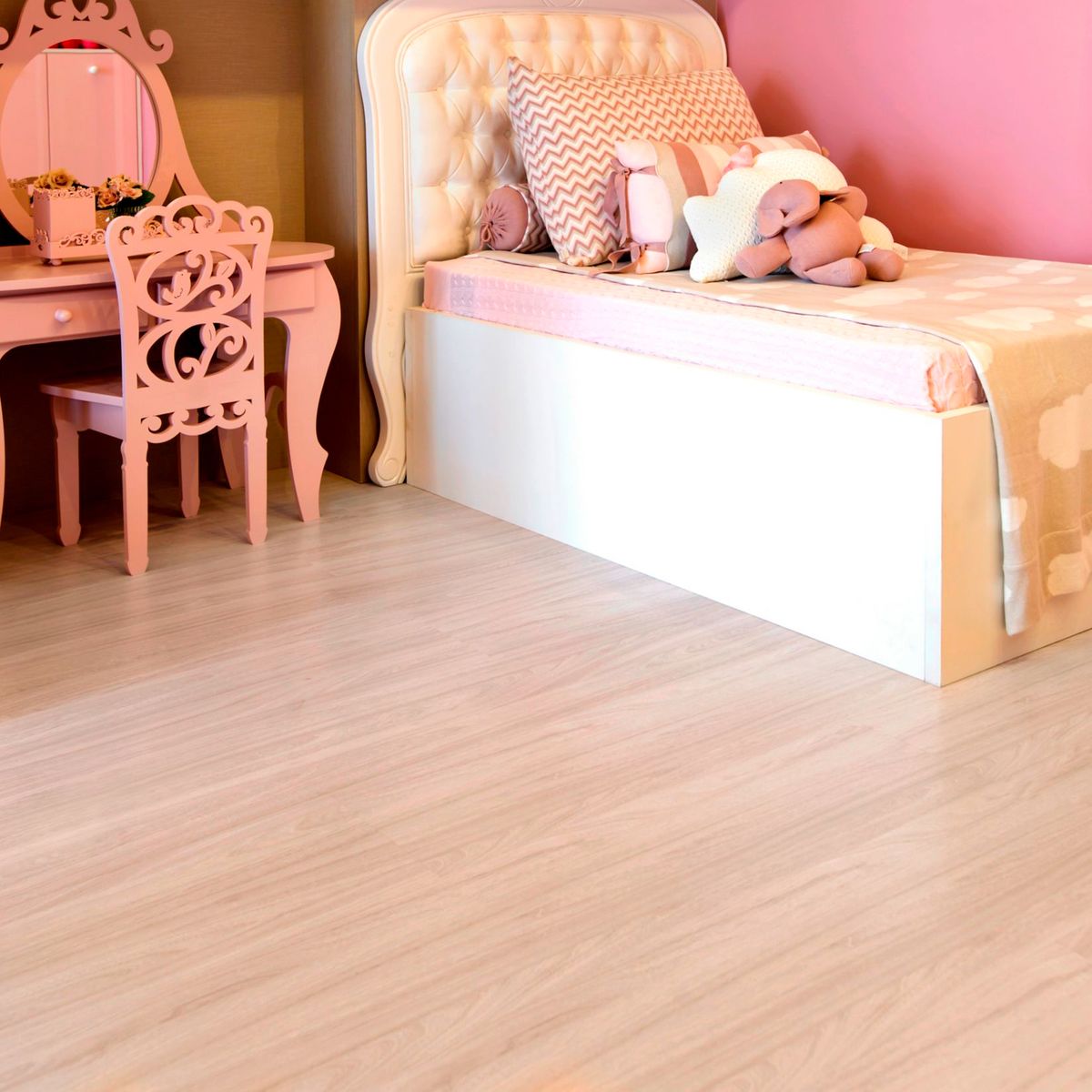 Piso Laminado Cola Prime Fresno Decape 20cmx136cmx7mm Caixa 2,14m², marca Eucatex - Foto 2