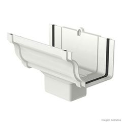 Bocal Retangular Aquapluv Style 22x13,3x14,95cm Branco