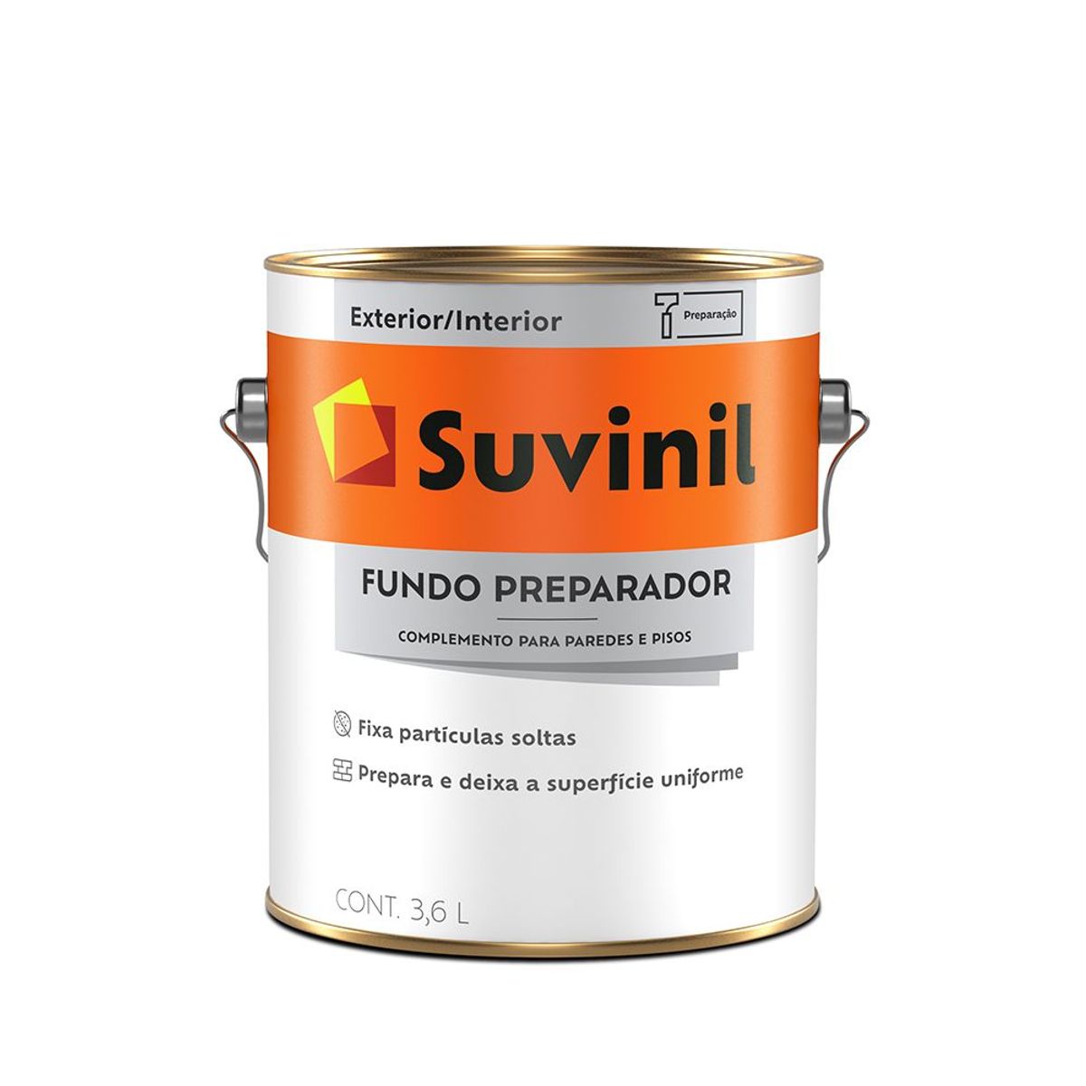Fundo Preparador Par Água, 3/6L, marca Suvinil - Foto Principal