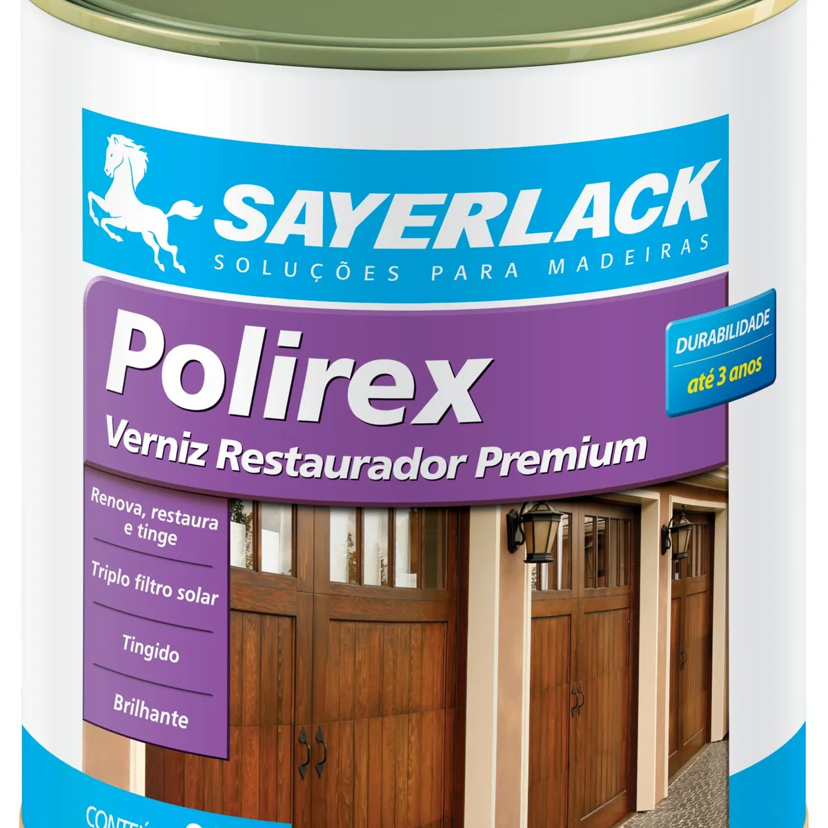 Verniz Polirex Brilhante 0,9L Mogno, marca Sayerlack - Foto Principal