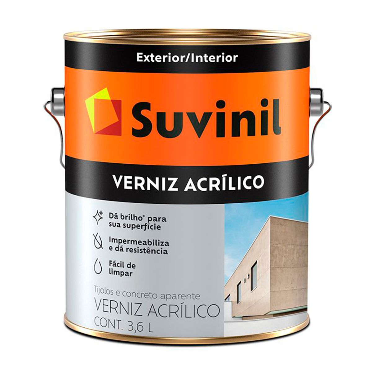 Verniz Brilhante 3,6L, marca Suvinil - Foto Principal