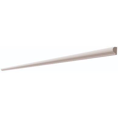 Rodameio Boiserie Moldurado Liso 3x2cm Barra 200cm Poliestireno Para Pintura S3