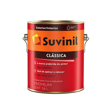 Tinta Fosco Exterior e Interior Clssica Premium 3,6L Branco