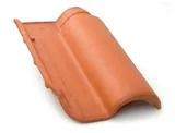 Telha Portuguesa de Cerâmica 23,5x39,4cm Vermelho Barrobello
