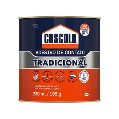 Cascola Cola de Contato 195g, 7x7x7