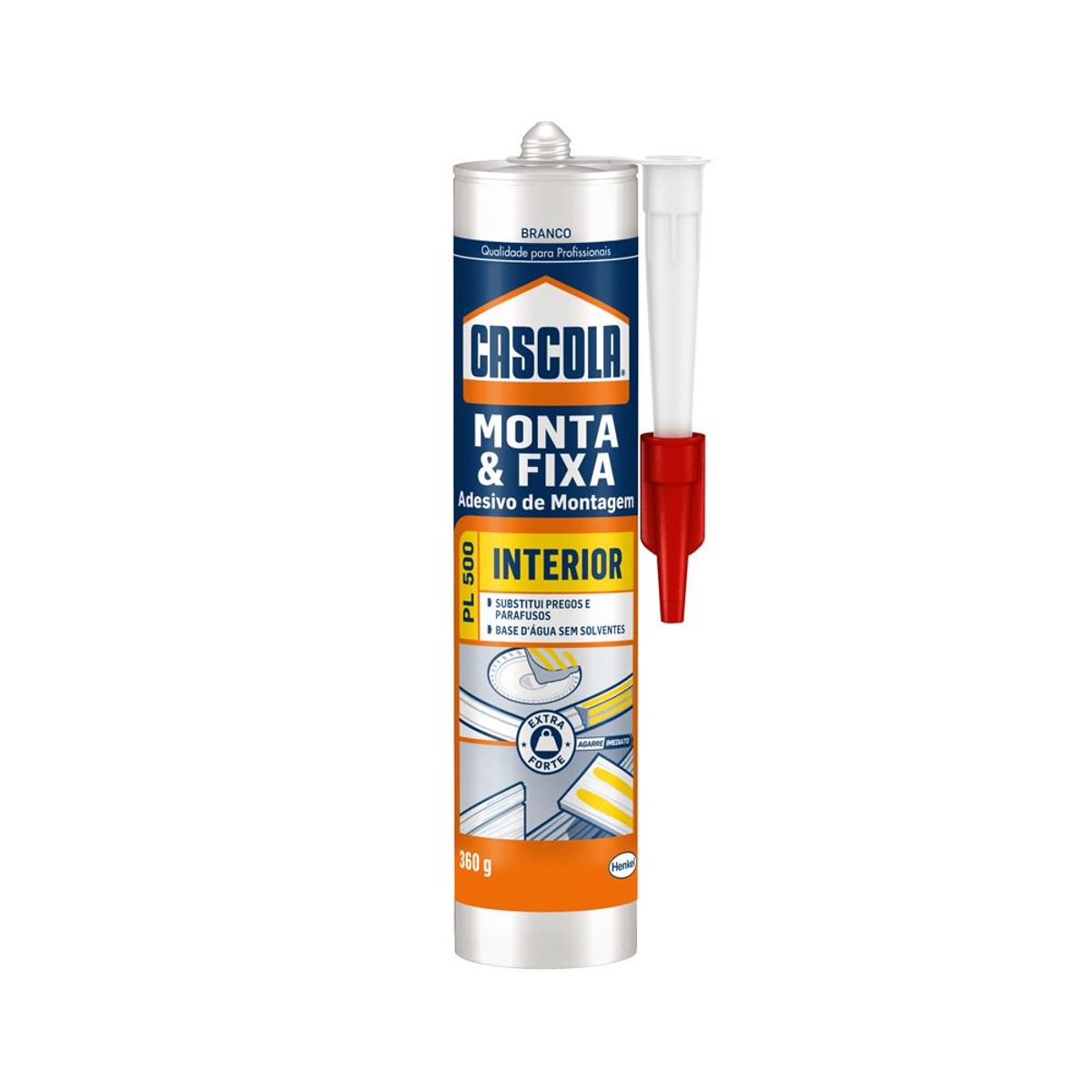 Cascola Monta/Fixa 360g, 5x5x23, marca Super Bonder - Foto 2