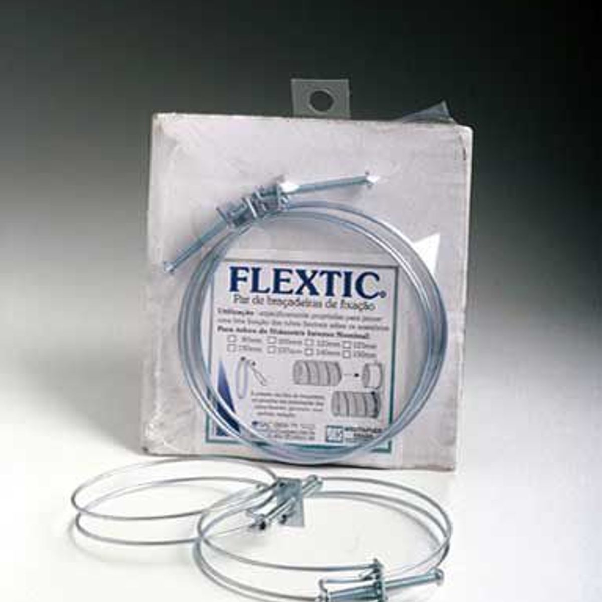 Abraçadeira Para Tubo Flextic De Alumínio 125Mm, marca Westaflex - Foto Principal