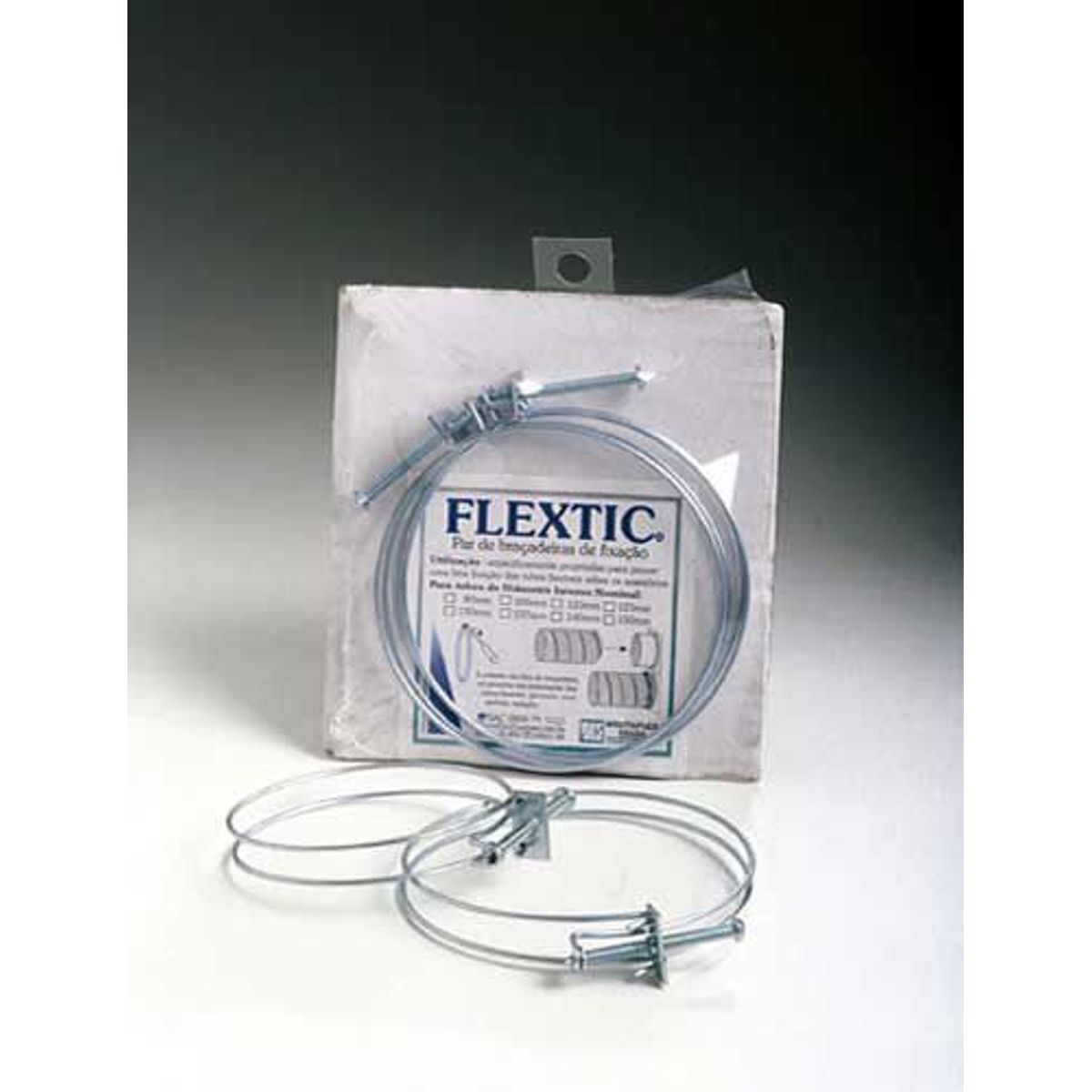 Abraçadeira Para Tubo Flextic De Alumínio 125Mm, marca Westaflex - Foto Principal