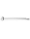 Braço de Chuveiro 40cm Al, Inox, 7X45X3