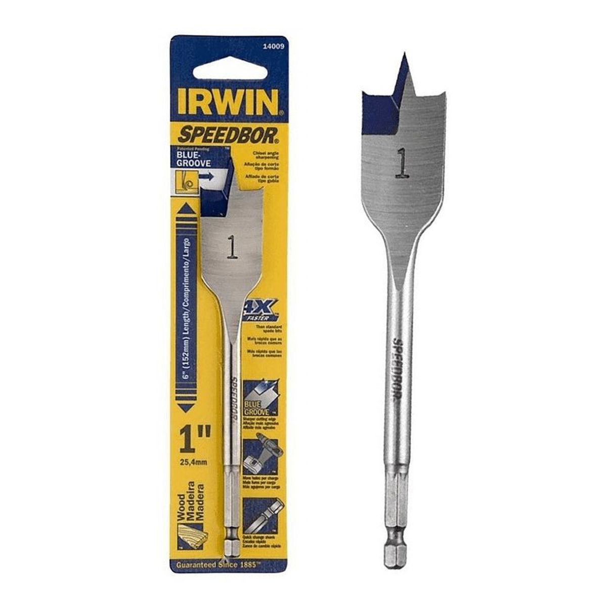 Broca Chata Blue Grove 1", marca Irwin - Foto 2