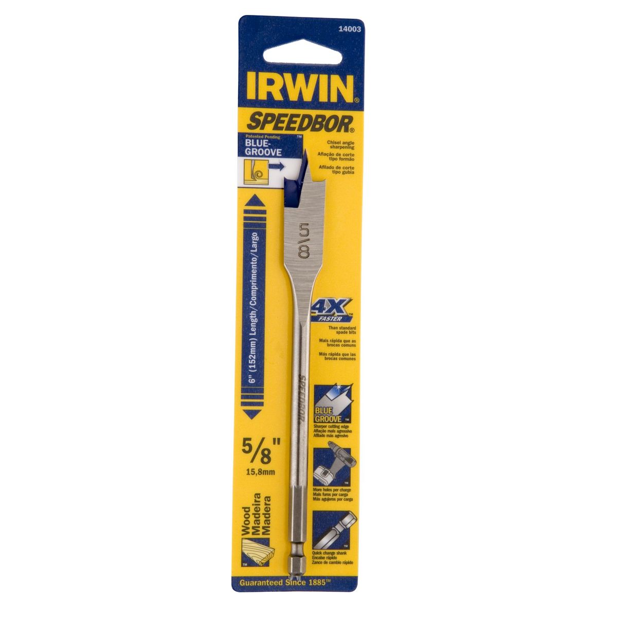 Broca Chata Blue Grove, 5/8, marca BLACK+DECKER - Foto Principal