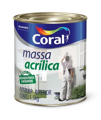 Massa Acrlica 900ml Branco Exterior e Interior