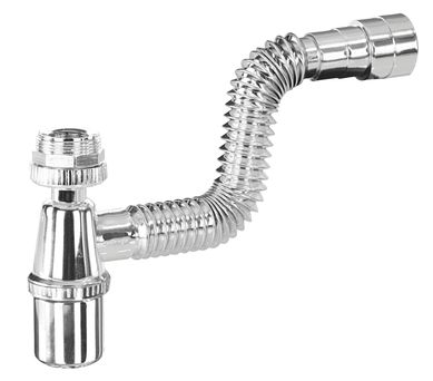 Sifo Tubo Extensvel Universal Cromado Com Copo e Canopla Ref350