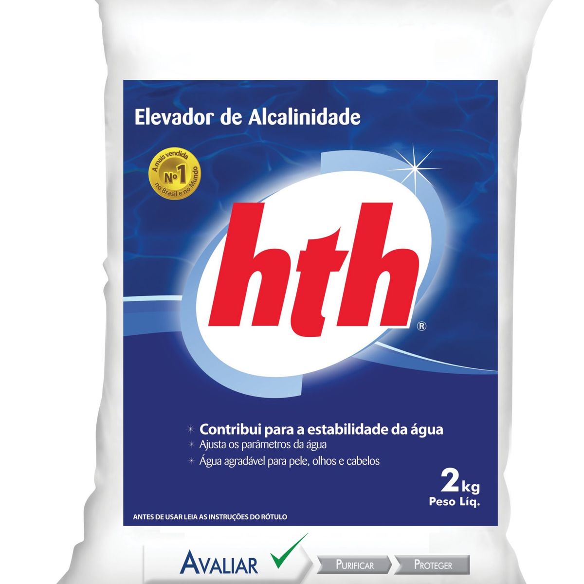Elevador de Alcalinidade 2kg 29x22x4cm, marca Hth - Foto Principal