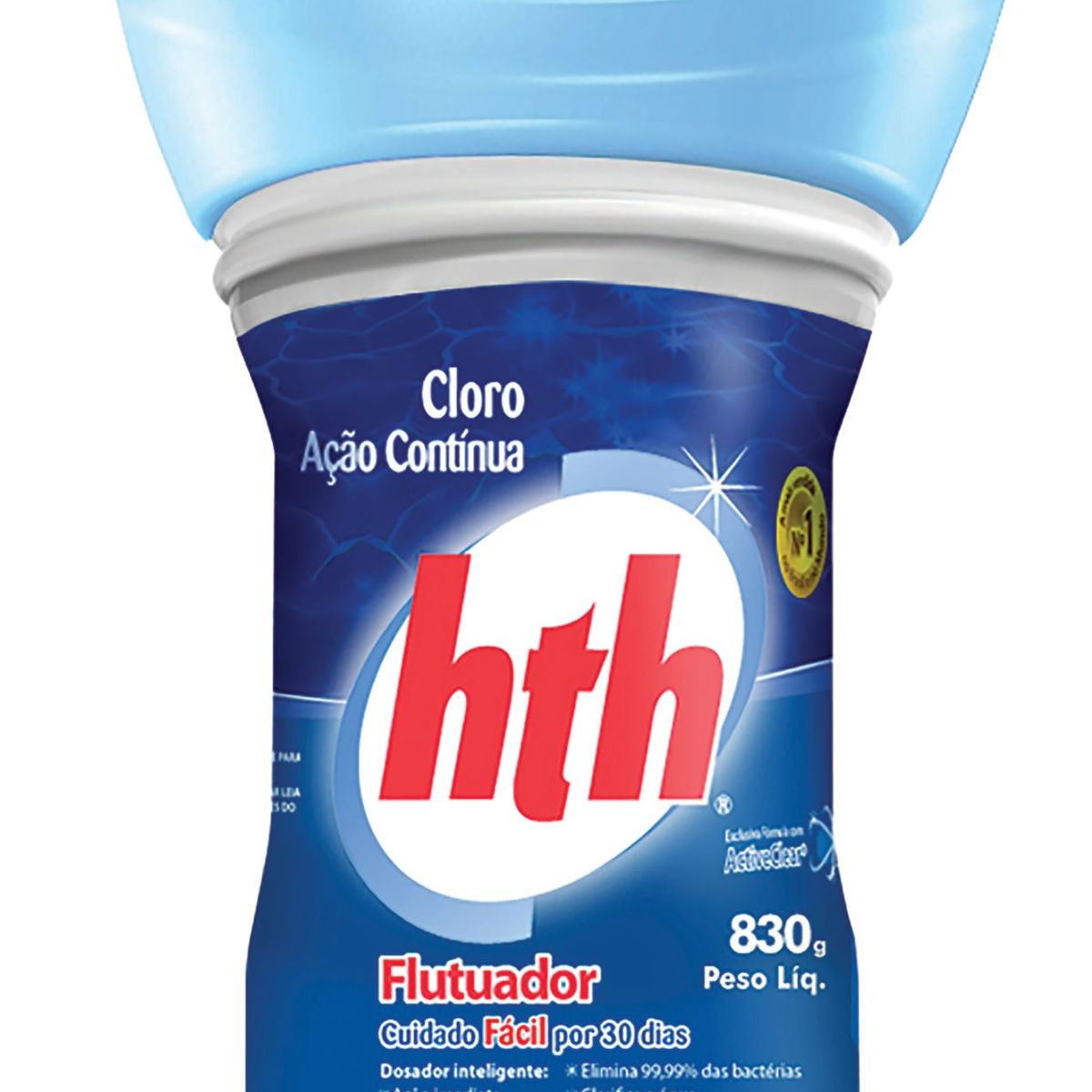 Cloro Flutuador Hth Para Piscinas Ação Imediata 830g, marca Hth - Foto Principal