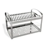 Escorredor de Pratos Capacidade 16, Inox, 28x41x29cm