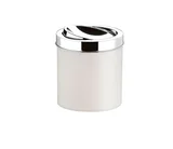 Lixeira com Tampa Basculante Inox 5,4L Decorline Branco
