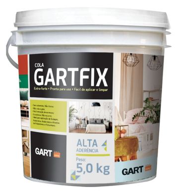 Cola Acrlica Gartfix 5kg Branco Gart