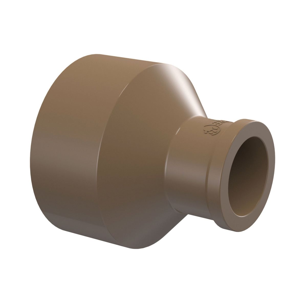 Bucha Redução Água Fria Soldável Marrom 85x60mm Tigre, marca Tigre - Foto Principal