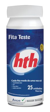Fita Teste Alcalinidade 25, Azul, 4x4x10cm