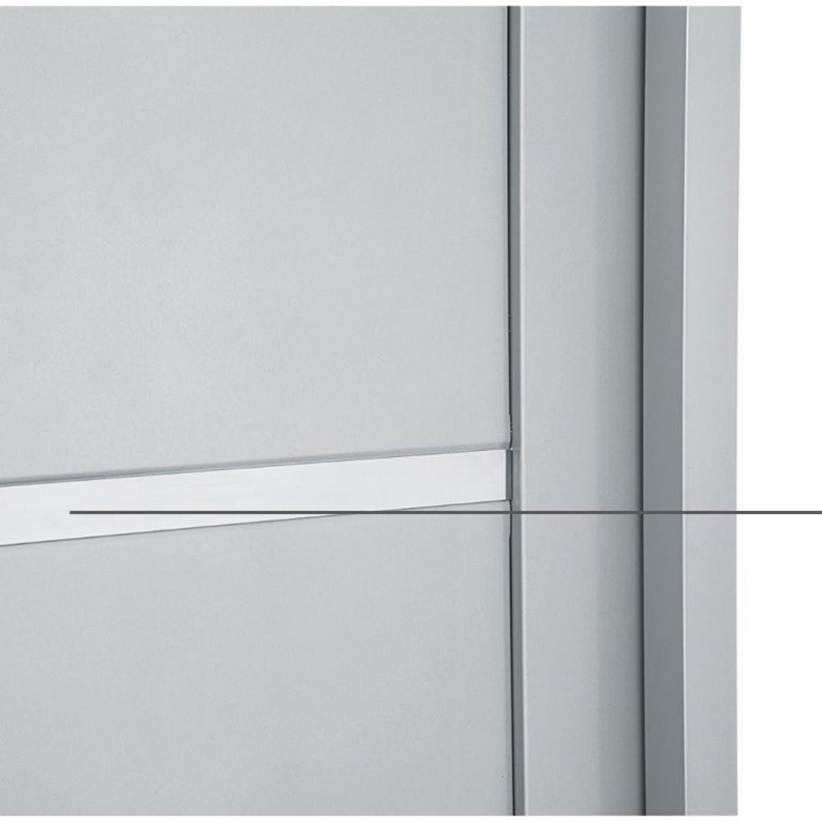 Porta Lambri e Friso Aço Esquerda 217x88x8cm Pratika, marca Sasazaki - Foto 2