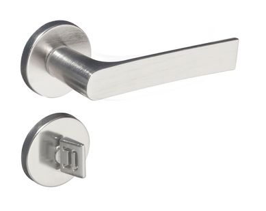 Fechadura 698-80B WC (Banheiro) 55mm Cromado Acetinado