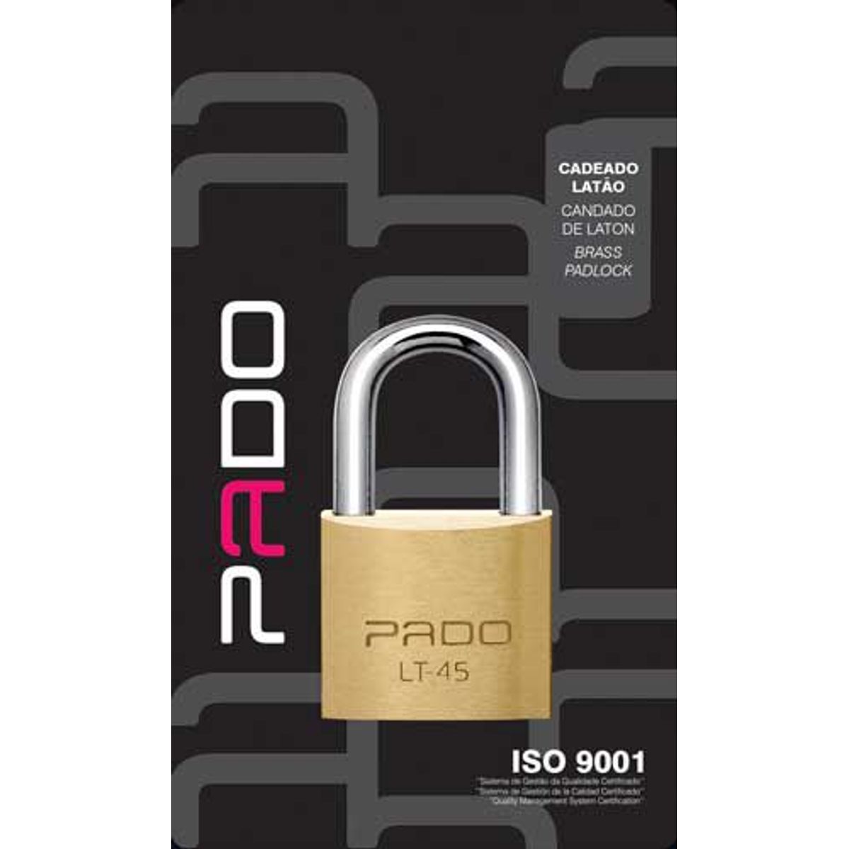 Cadeado SM E-45mm, marca Pado - Foto Principal