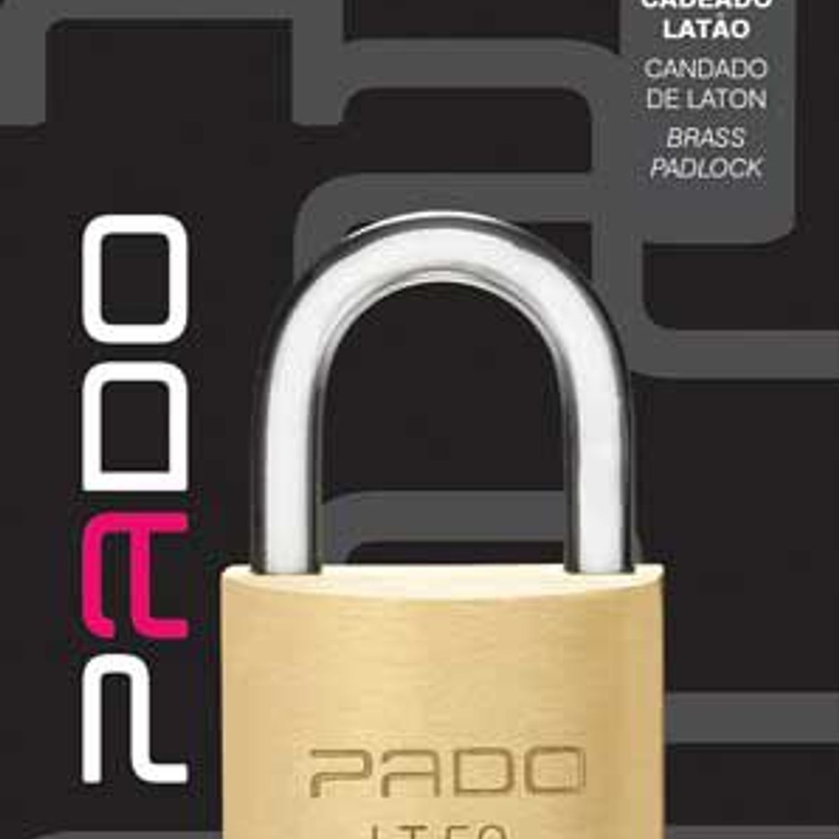 Cadeado Sm 50mm Latão, marca Pado - Foto Principal