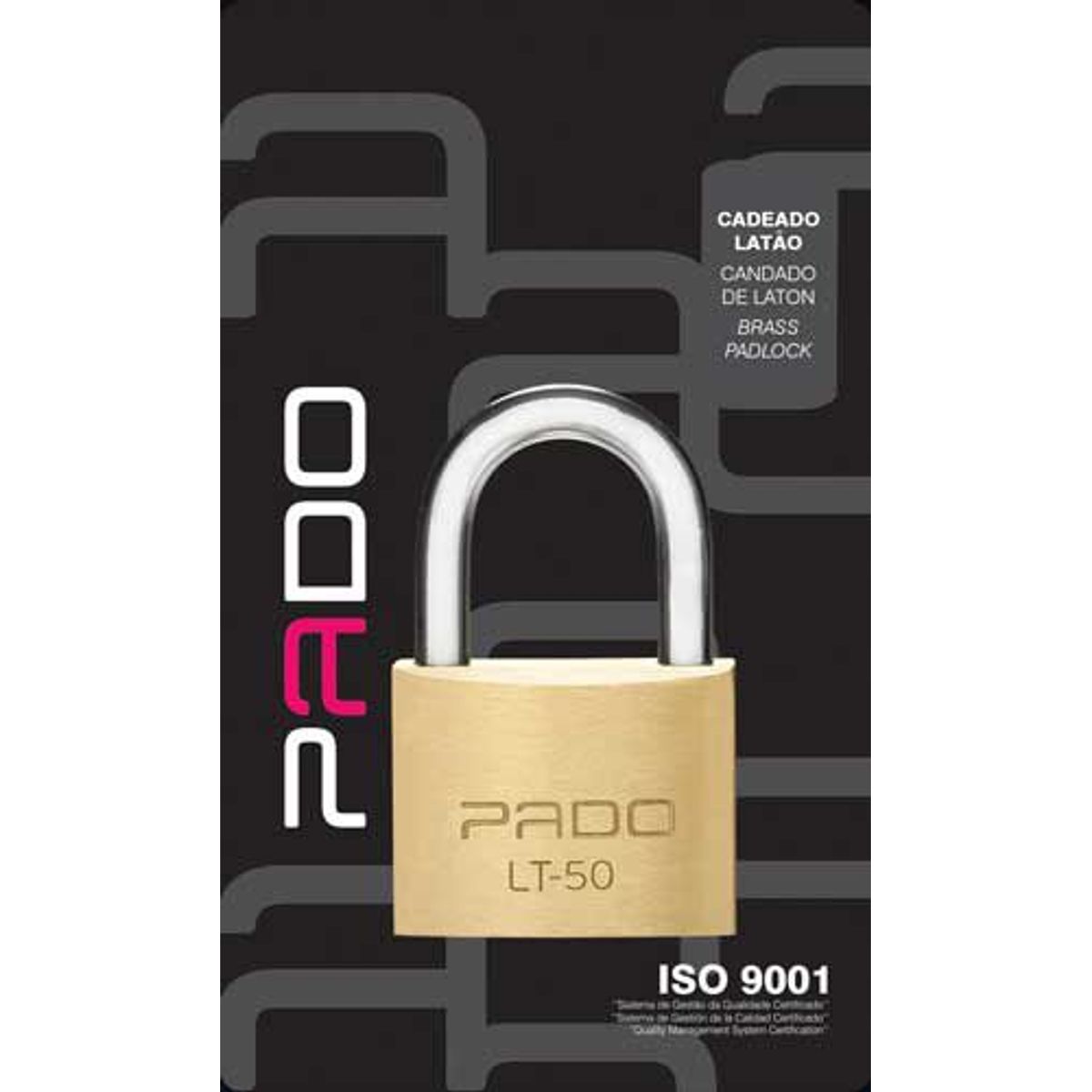 Cadeado Sm 50mm Latão, marca Pado - Foto Principal