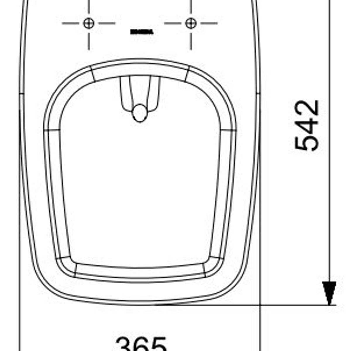Assento Sanitário Polipropileno Soft Close Boss Branco, marca Incepa - Foto 2