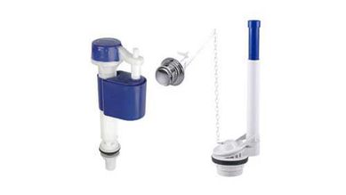 Conjunto Completo Lateral Com Corrente Com Parafuso E Anel Para Caixa Acoplada