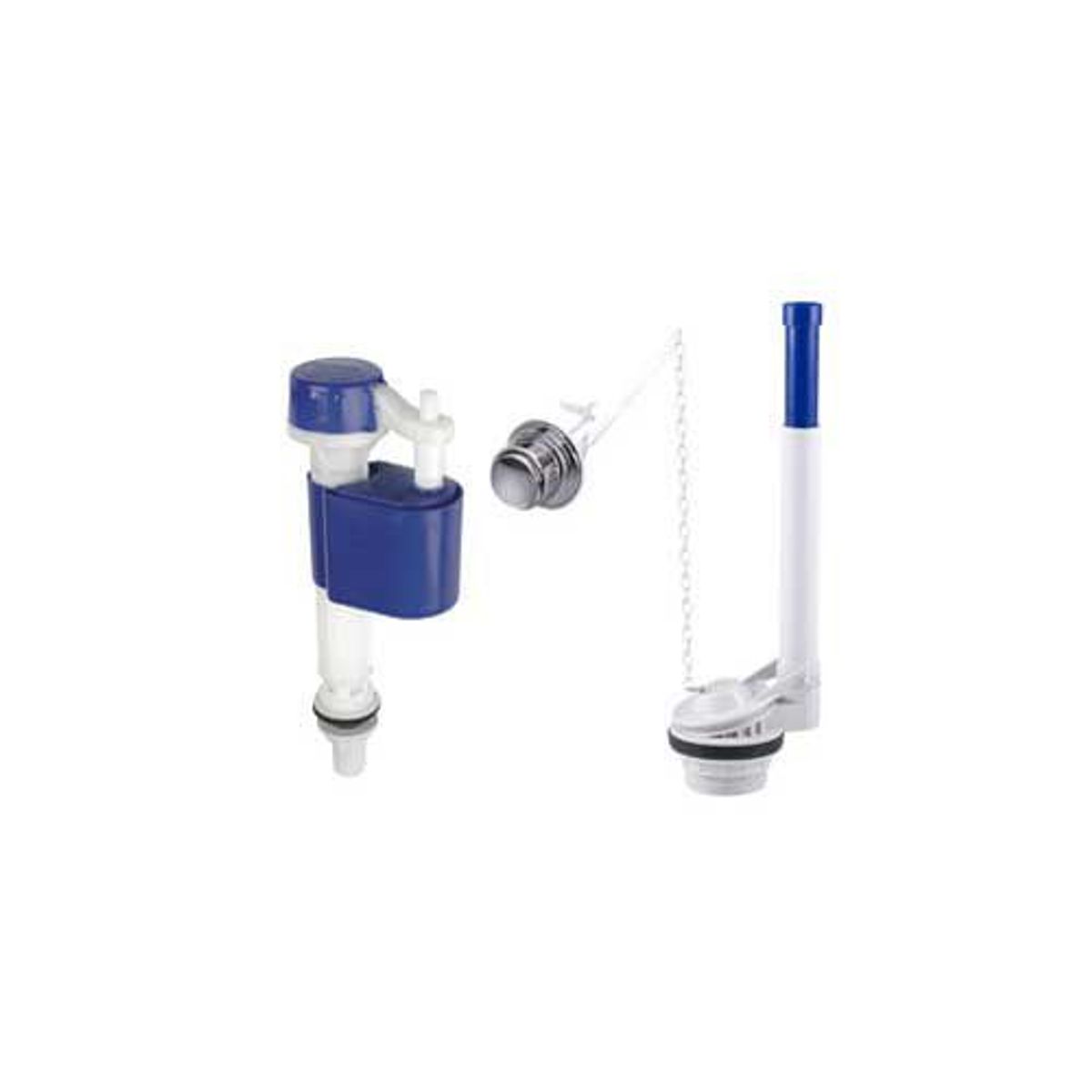 Conjunto Completo Lateral Com Corrente Com Parafuso E Anel Para Caixa Acoplada, marca Censi - Foto Principal