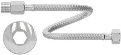 Engate Flexvel gua Quente e Fria Inox 1/2