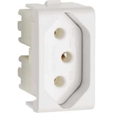 Mdulo Tomada 10A Decor Branca Bivolt