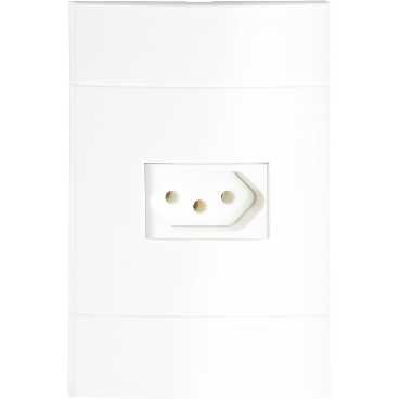 Conjunto Tomada 4X2 10A Lunare Branco