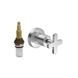 Acabamento para Registro Pq Disco de Pressão 1/2" a 3/4" Cromado