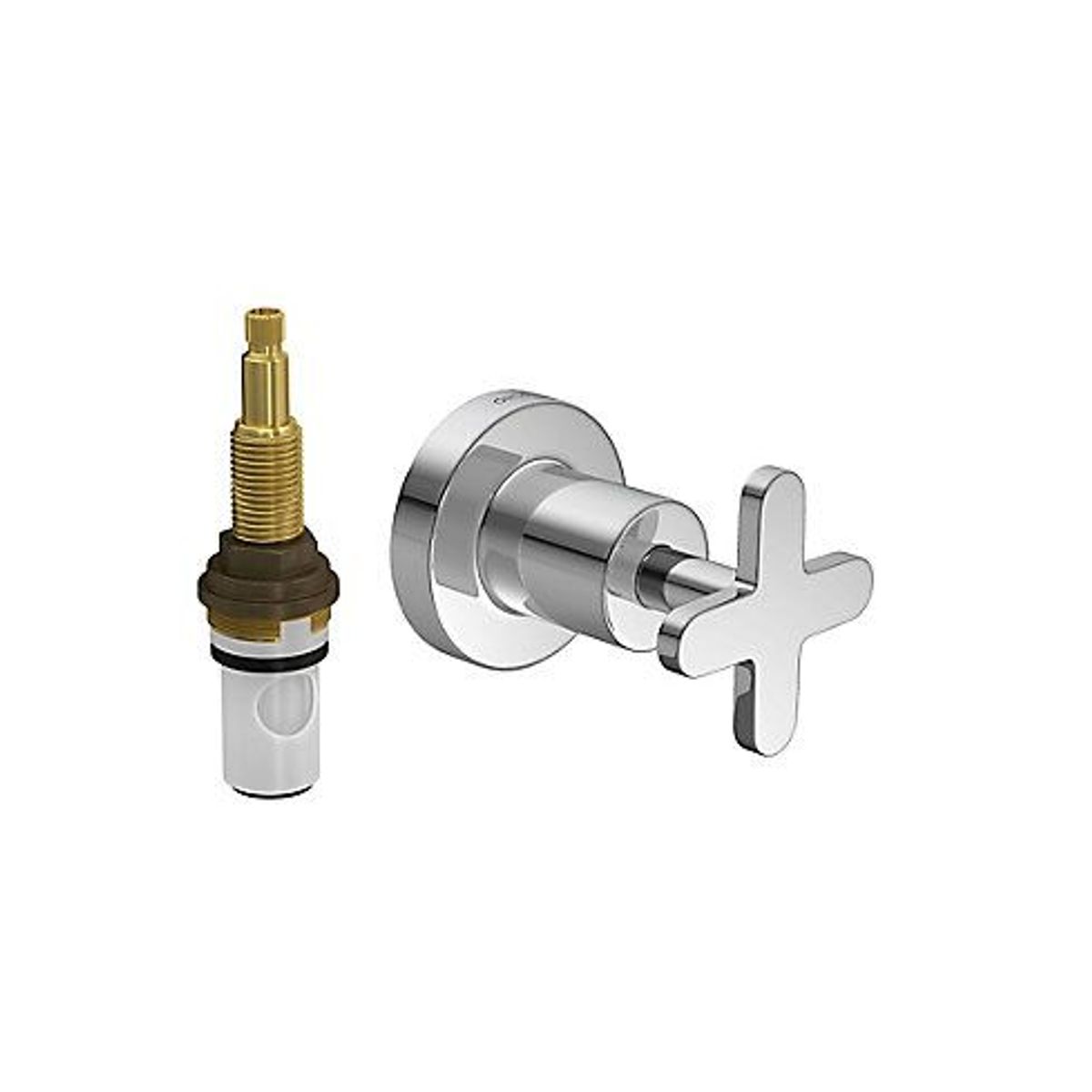 Acabamento para Registro Pq Disco de Pressão 1/2" a 3/4" Cromado, marca Deca - Foto Principal