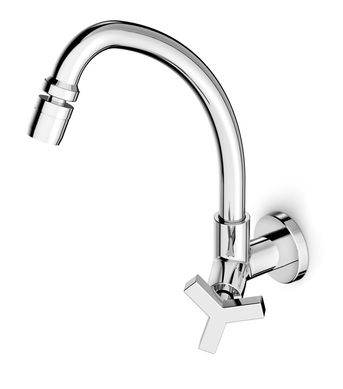 Torneira de Parede para Cozinha Up Bica Mvel Alta Articulada Cromado