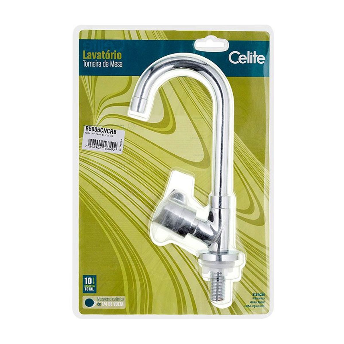 Torneira de Mesa para Banheiro Celite Fit DN 15 (1/2") Cromado, marca Celite - Foto 2